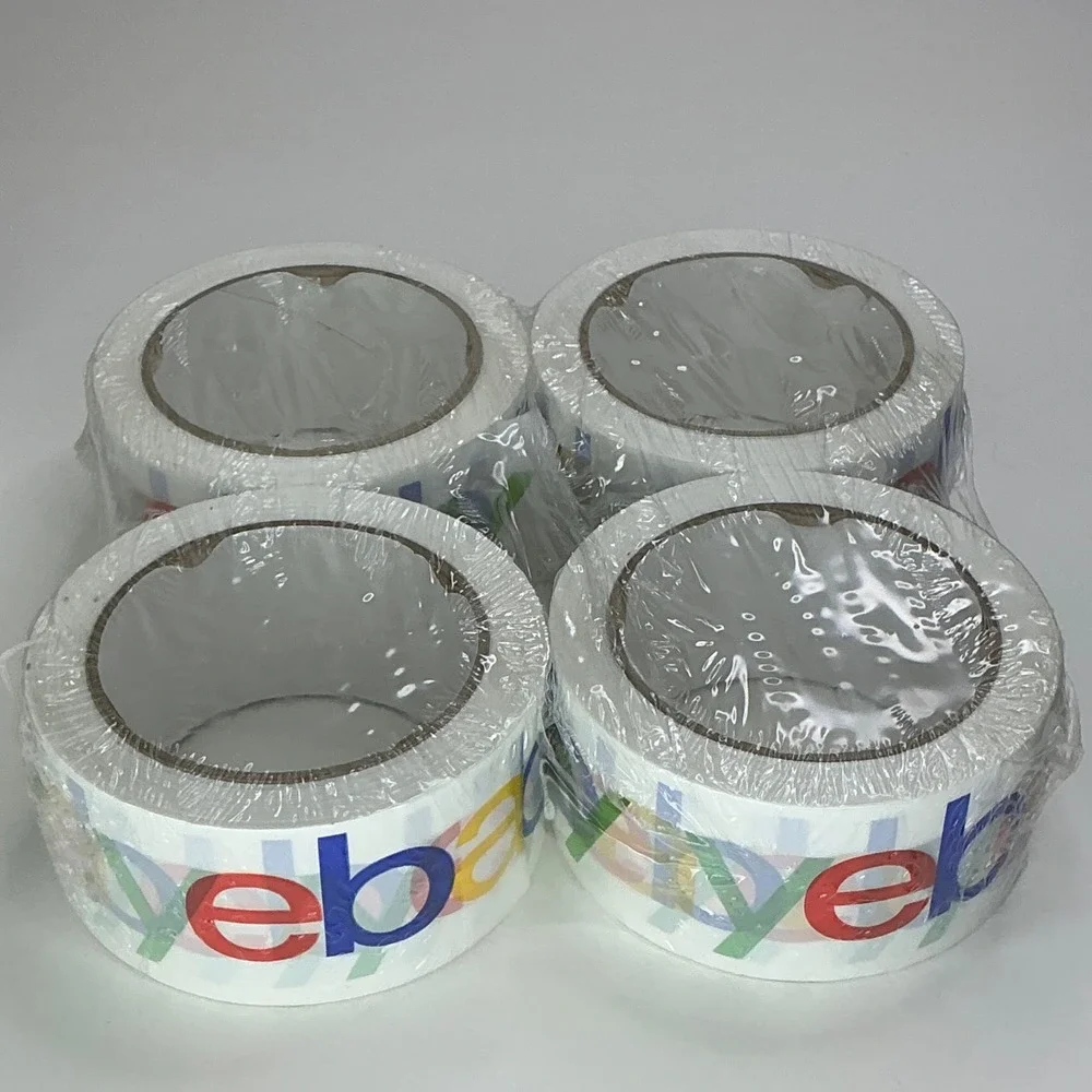 eBay White Multi-Color Packing Tape Shipping Supplies 10 Rolls Bulk Reseller